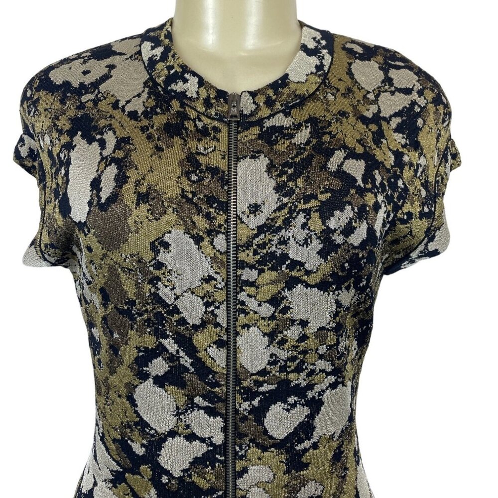 Missoni Women's Gold and Black Bodycon Dress Sz 38 (EUR 8) - Picture 4 of 11
